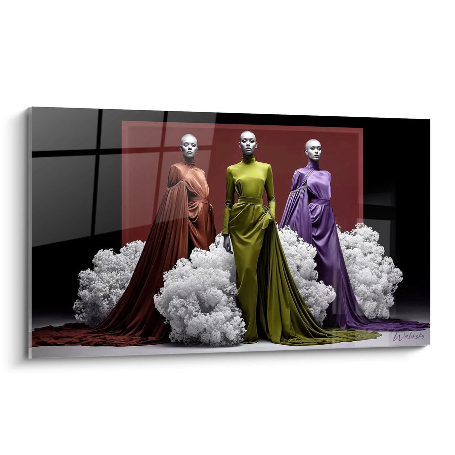Tableau Créations Couture - Harmonie Chromatique - édition haute couture