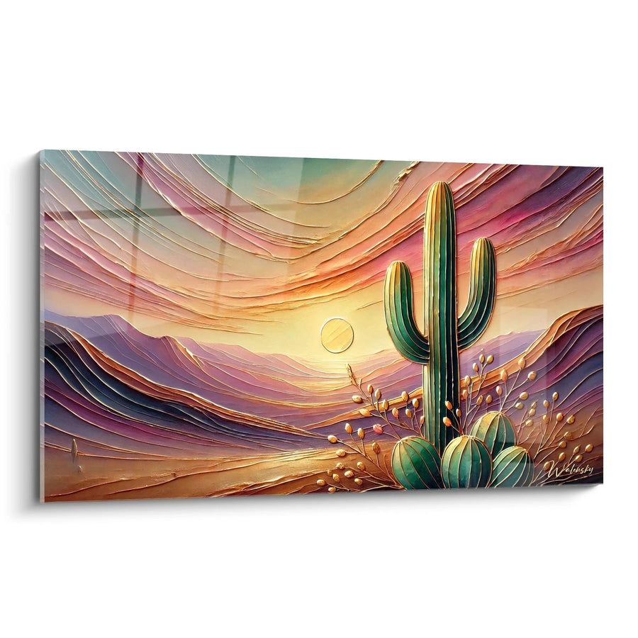 Cuadro Crepúsculo del Desierto - Edición Atardecer Paisaje