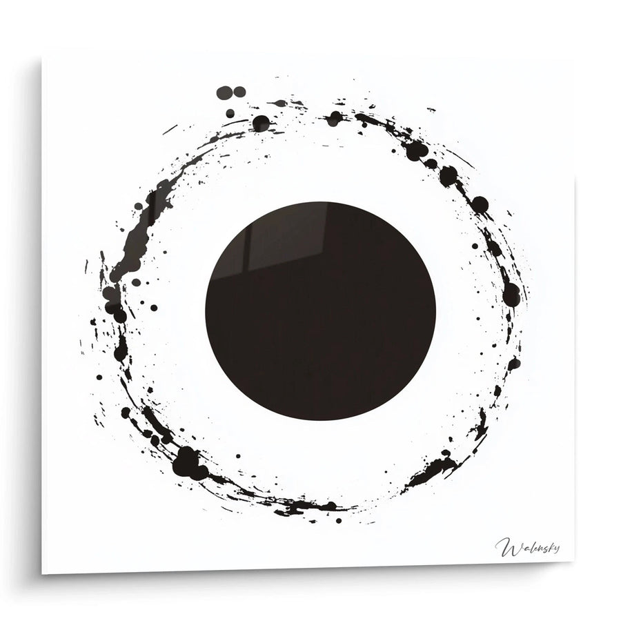 Tableau Cycle Lunaire - édition tacheté noir et blanc