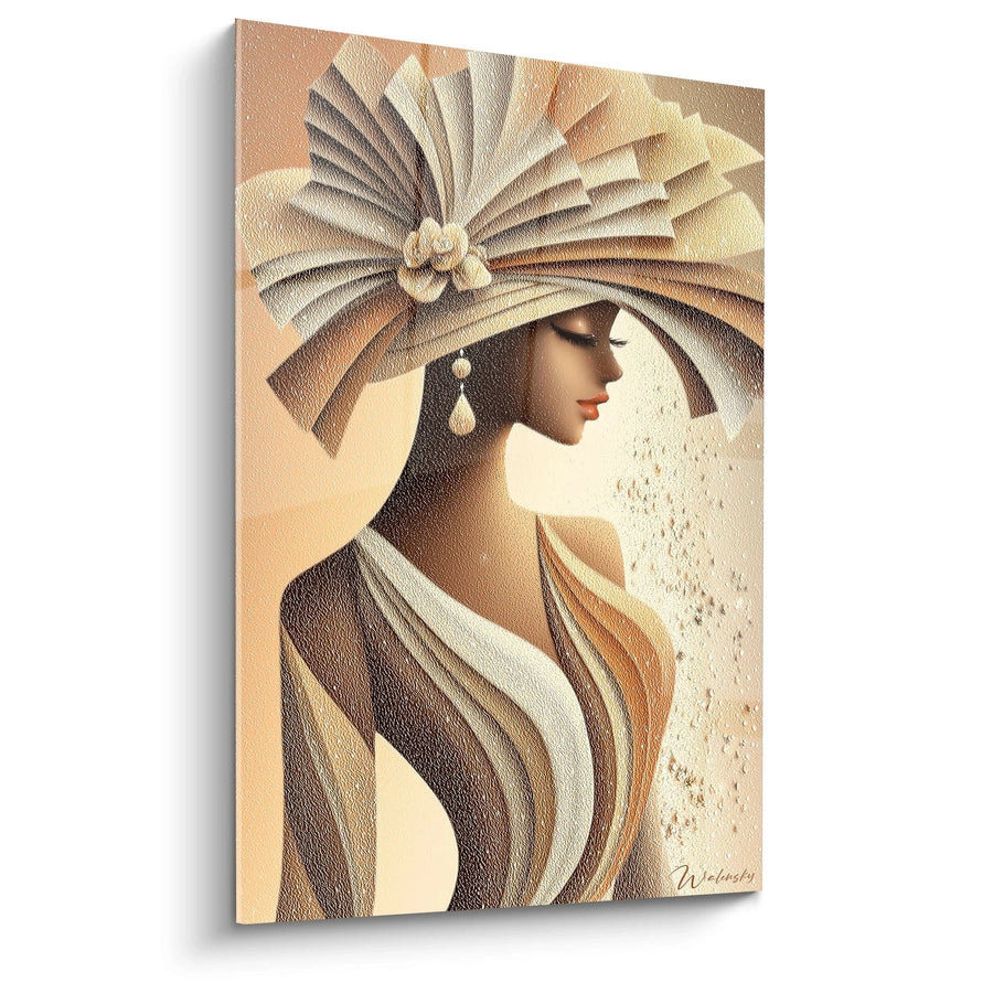 Tableau Dame Distinguée - Beauté Classique Moderne - édition haute couture