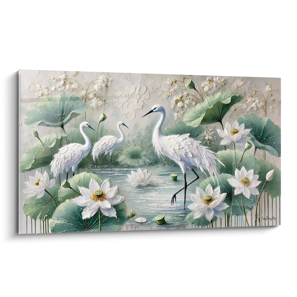 Cuadro Danza de los Lotos - Edición Pintura China Asia