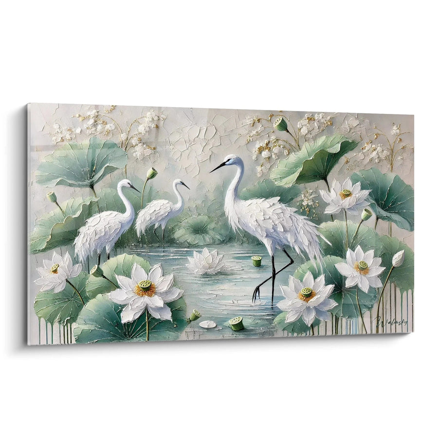 Cuadro Danza de los Lotos - Edición Pintura China Asia