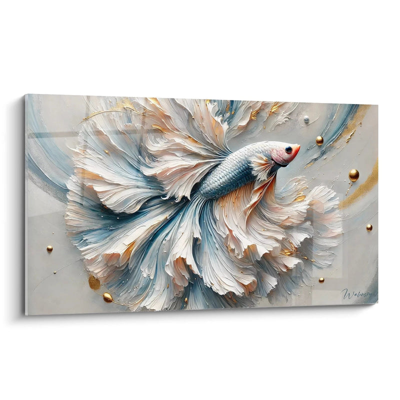 Wave Dance Wall Art - Betta Fish Edition Animals