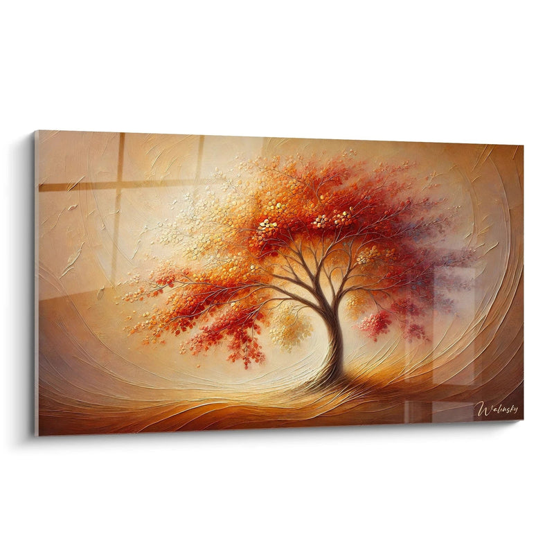Dance of the Seasons Wall Art - Tree of Life Zen Edition