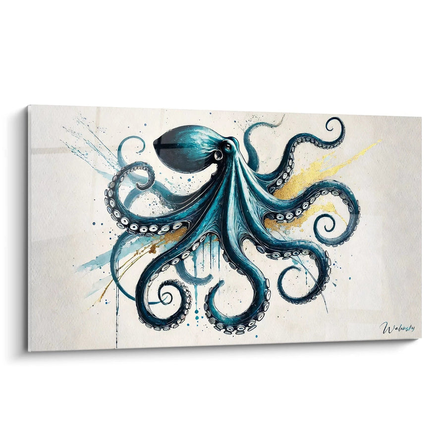 Cuadro Danza de Tentáculos - Edición Pulpo Animales