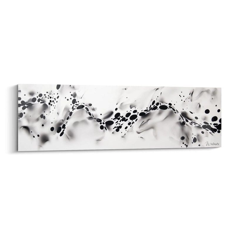 Quadro Danza Organica Contrastata - edizione punteggiata bianco e nero