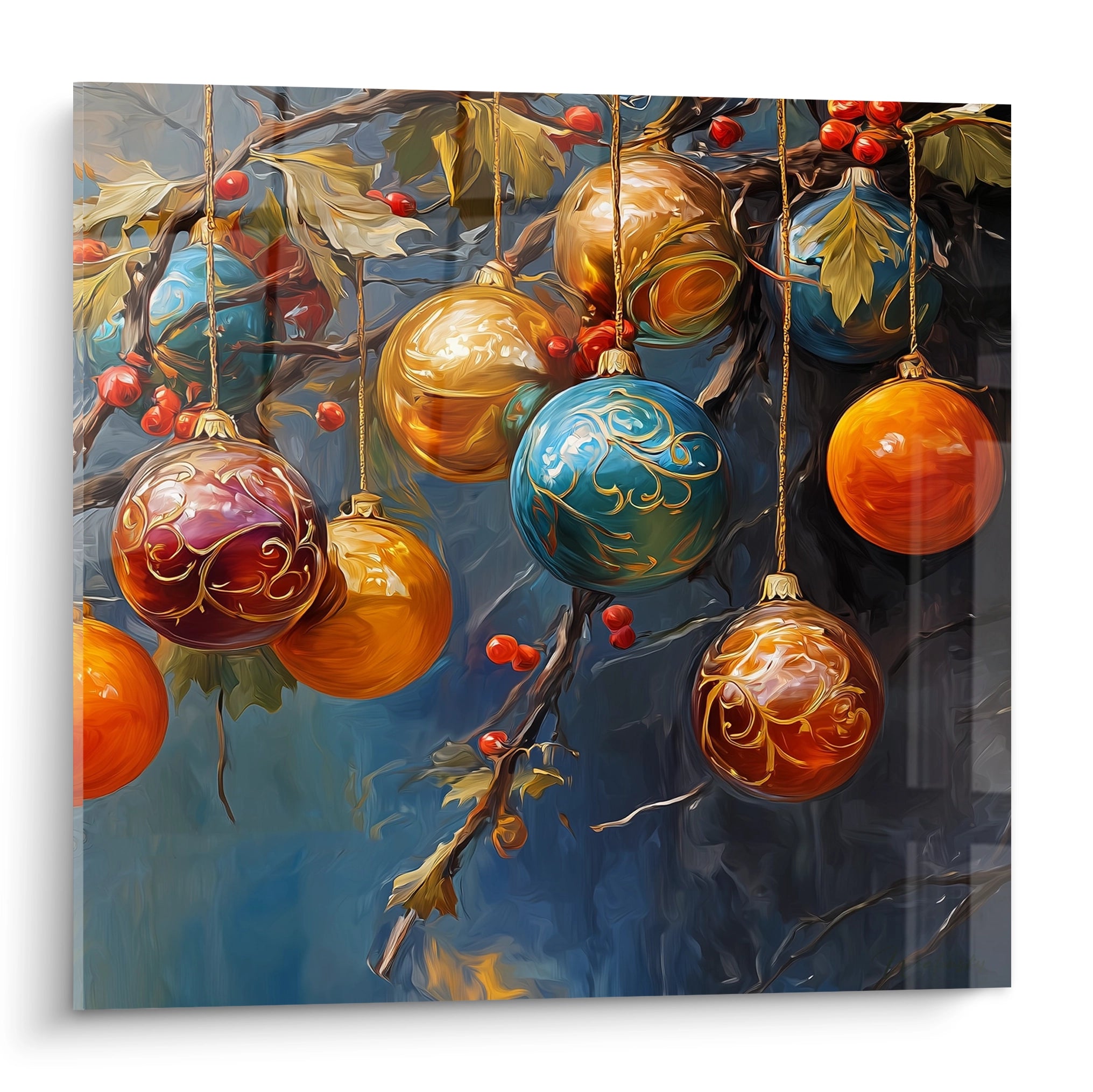 Tableau Boules Noël Rituel Décoration - édition Noël