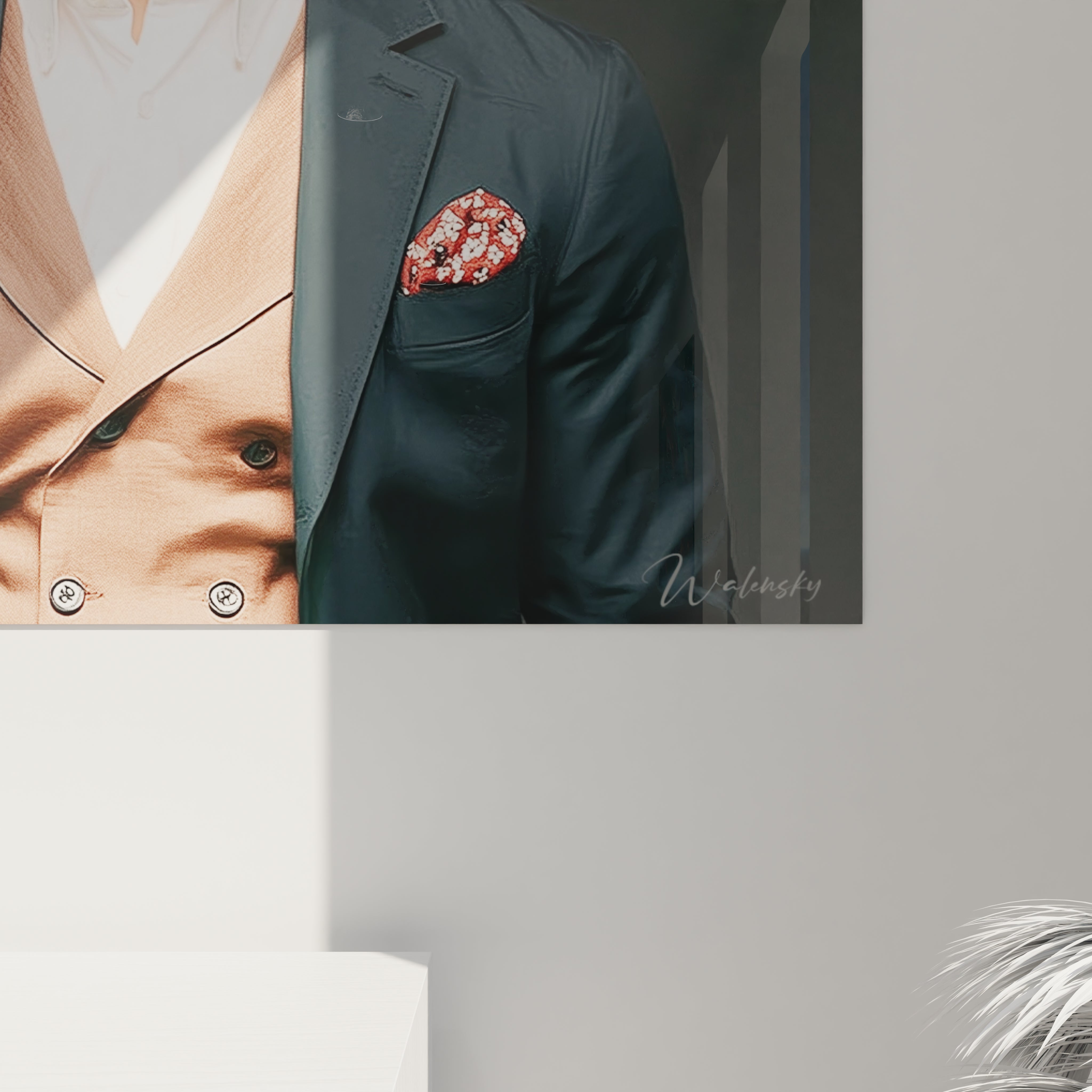Tableau décoration homme élégant de Walensky avec un style raffiné et chic