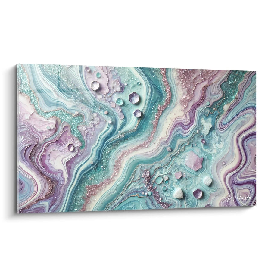 Cuadro Oleadas Pastel - Edición Estilo Epoxi