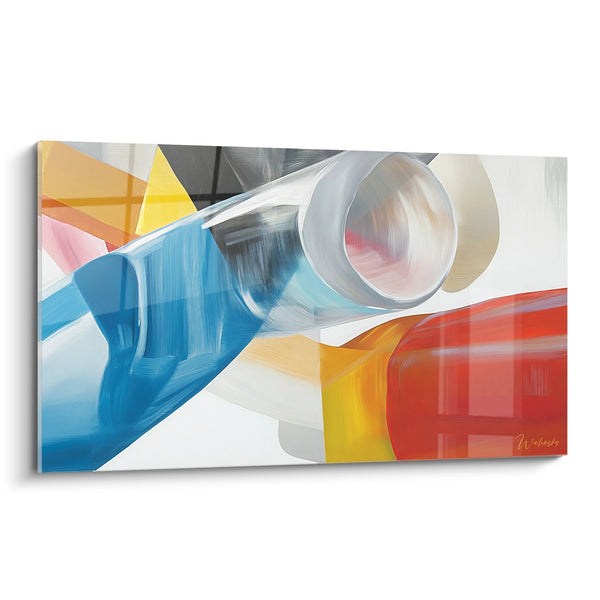 Tableau formes géométriques abstraites - Dynamique moderne - édition dessin