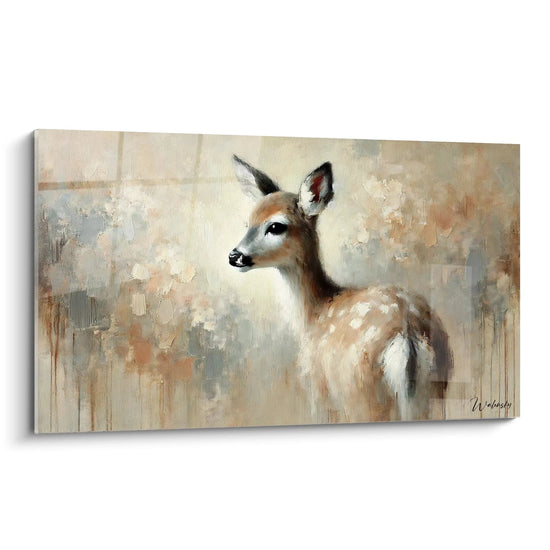 Cuadro Amanecer Suave - Edición Ciervo Animales