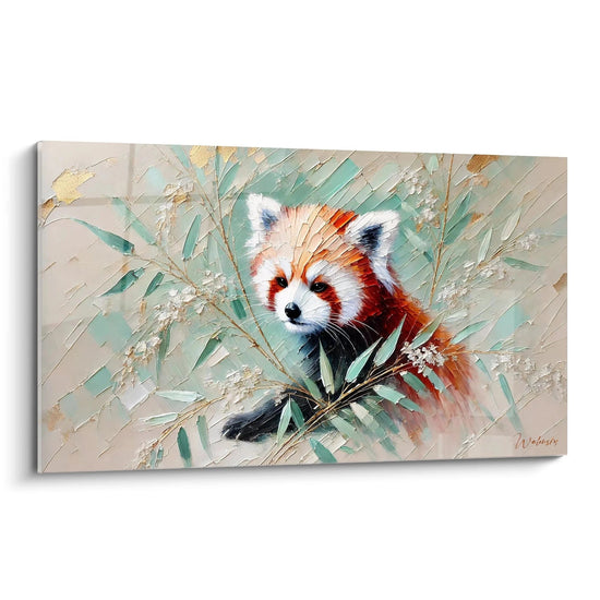Quadro Dolcezza del Panda Rosso - Edizione Panda Rosso Animali