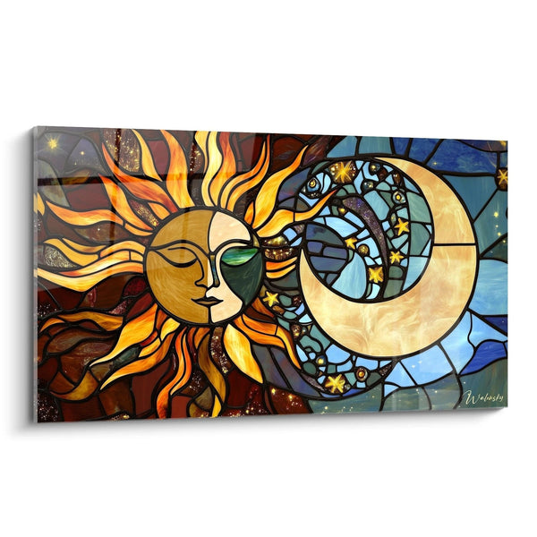 Astral Duality Wall Art - Stained Glass Edition