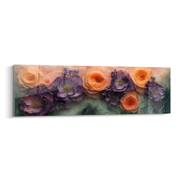 Schilderij Dualité Florale - bloemen editie