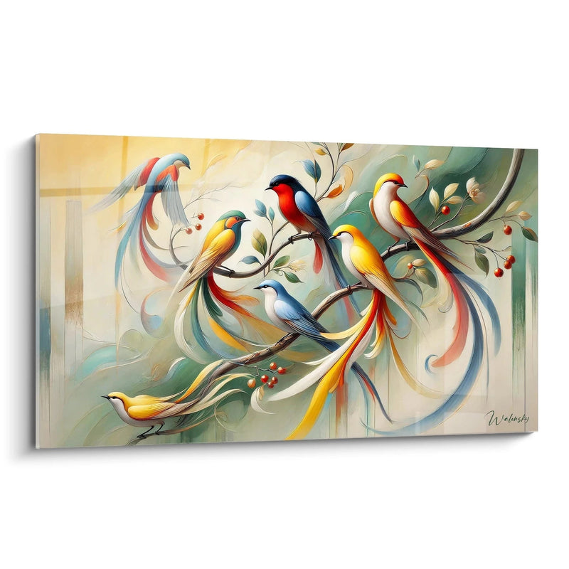 Tableau Éclats de Plumes - Edition Oiseaux Animaux