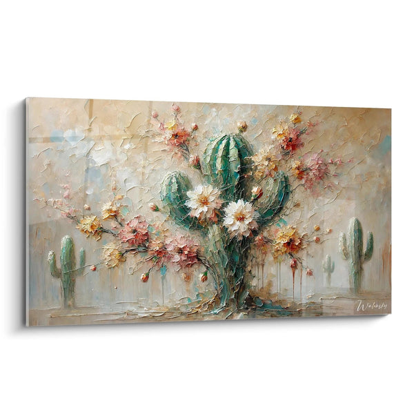 Cuadro Florecimiento del Desierto - Edición Cactus Naturaleza