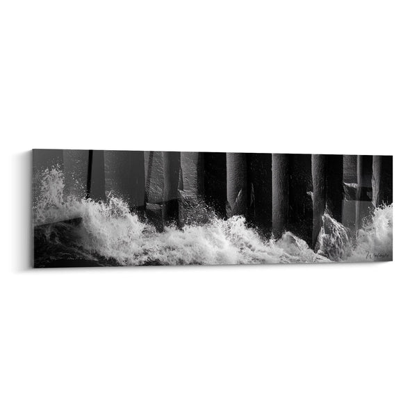 Wild Silver Foam Artwork - Abstract Expressionist Edition