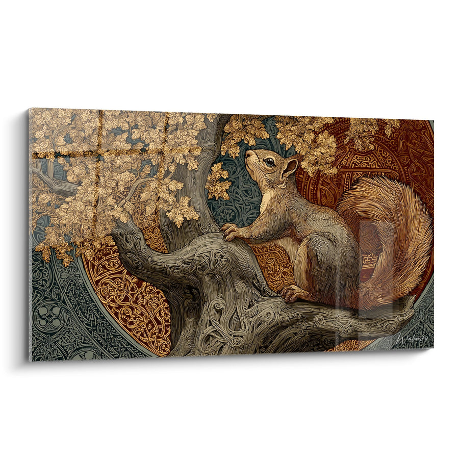 Tableau Écureuil Art Décoratif - Ratatoskr Mystique - édition ecureuil