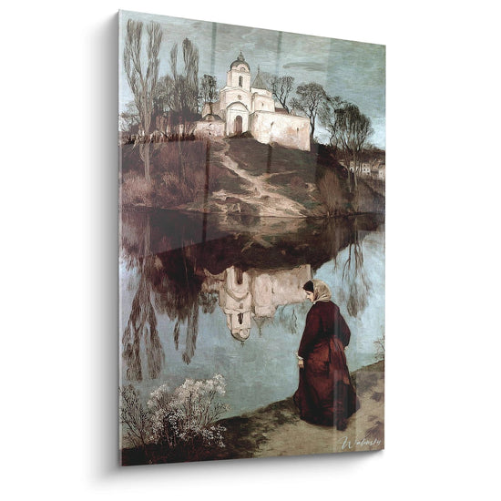 Cuadro Iglesia Misticismo Ribereño - edición realismo