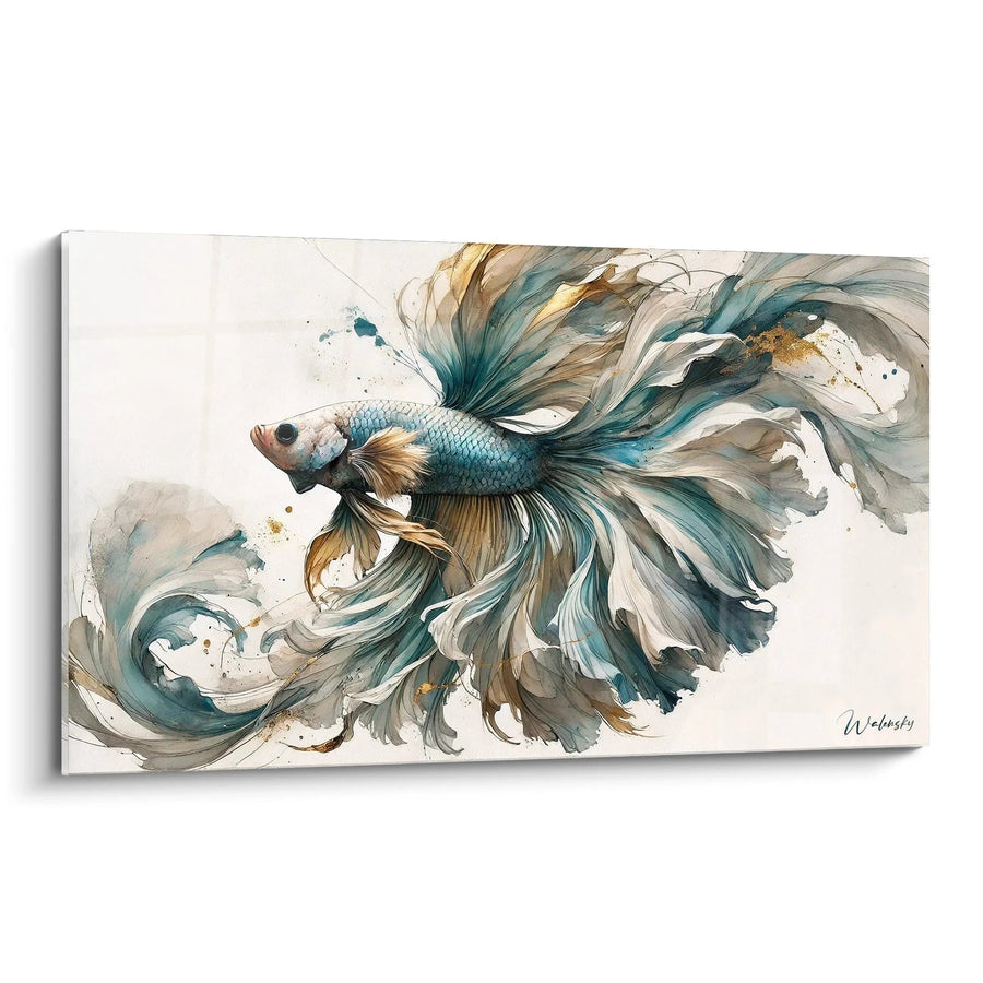 Betta Elegance Wall Art - Betta Fish Animals Edition