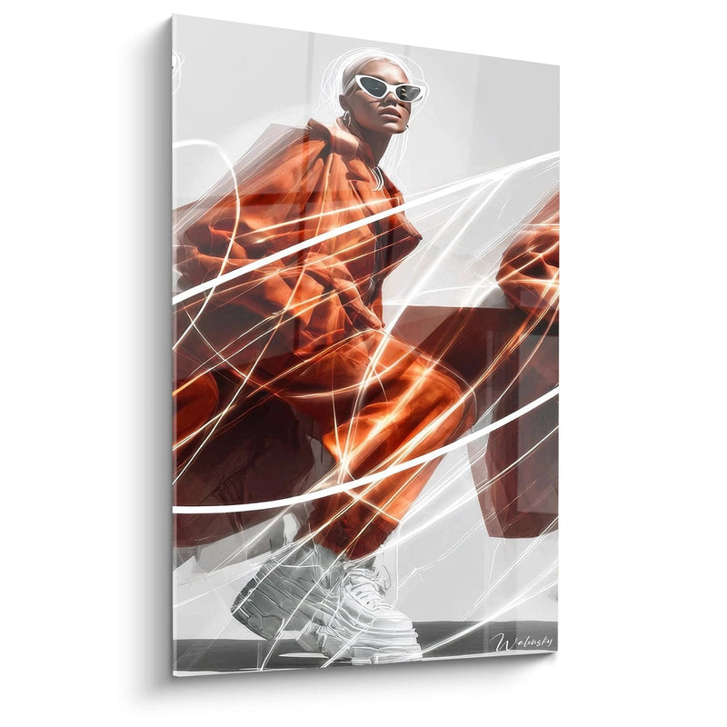 Urban Elegance Wall Art - Solar Effects - Fashion Illustration Edition