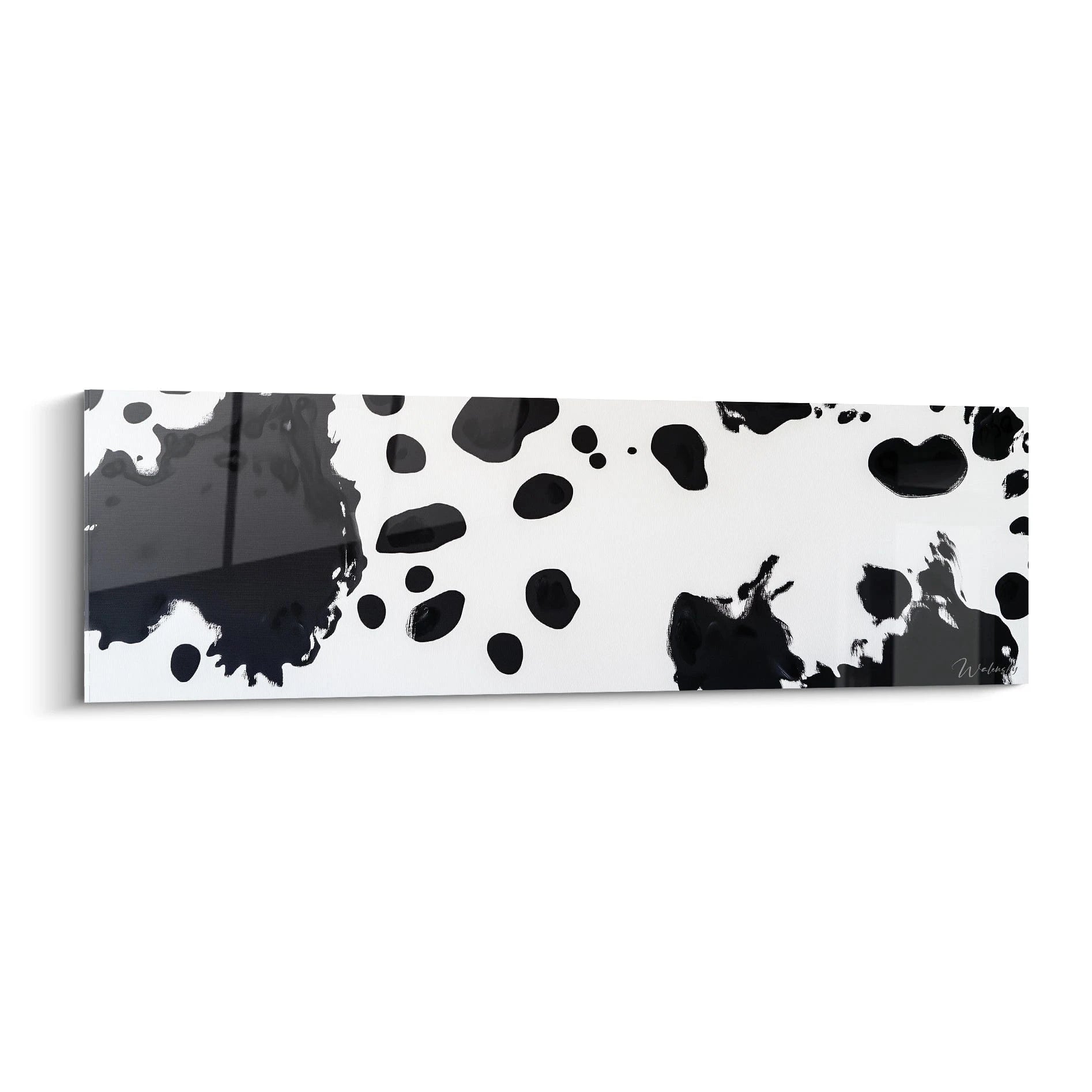 Tableau tacheté noir et blanc de Walensky avec un design moderne pour décoration intérieure