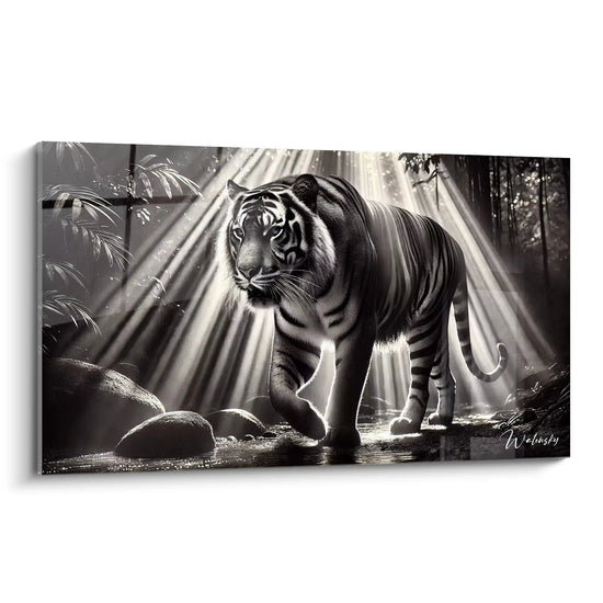 Forest Emperor Wall Art - Black & White Edition