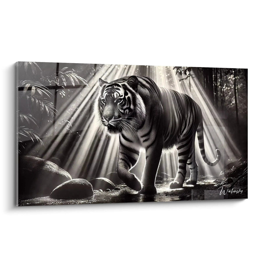 Cuadro Emperador del Bosque - Edición Blanco y Negro