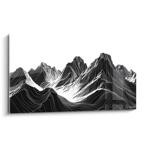 Tableau Empreinte -Édition Noir et Blanc
