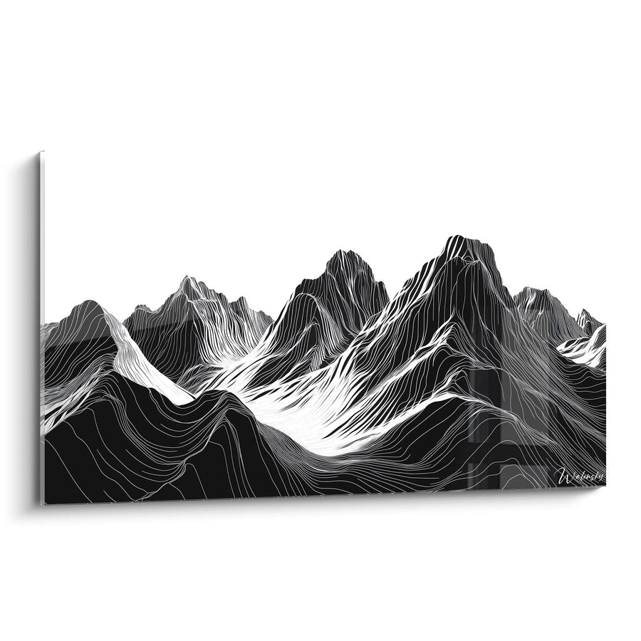 Tableau Empreinte -Édition Noir et Blanc