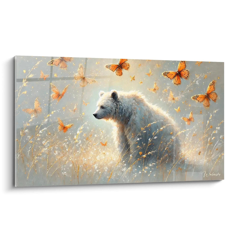 Tableau Entre Terre et Ciel - Edition Ours Polaire Animaux