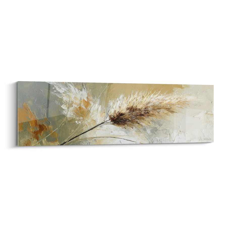 Koren van goud met herfsttinten en impasto textuur - Gouden harmonie - Editie Grassenvlakte