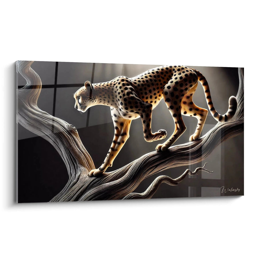 Cuadro Equilibrio Salvaje - Edición Gepardo Animales