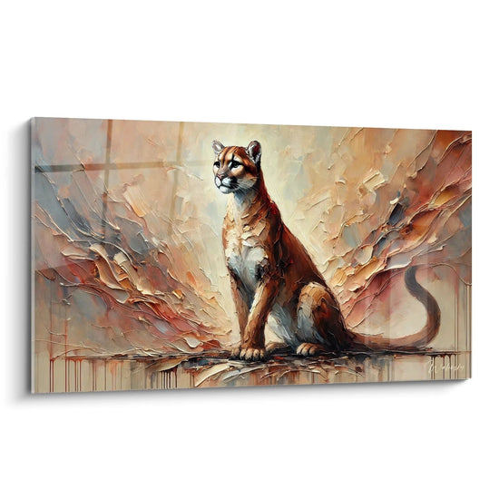 Cuadro Espíritu de las Rocosas - Edición Puma Animales