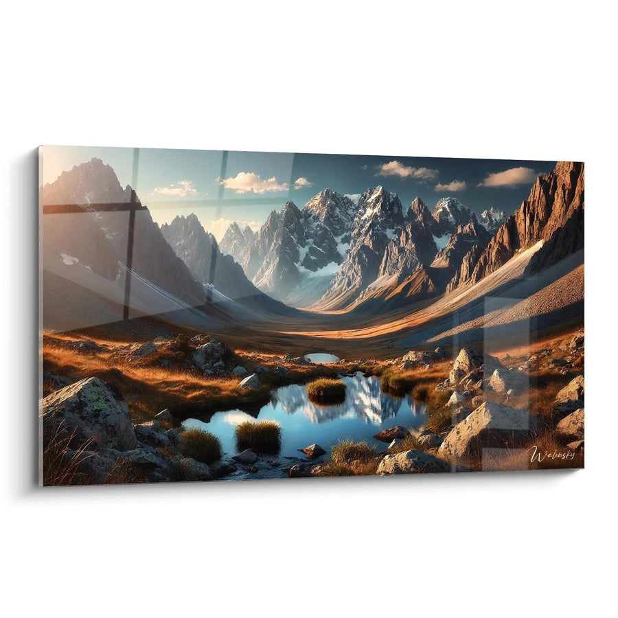 Cuadro Despertar Alpino - Edición Paisaje de Montaña
