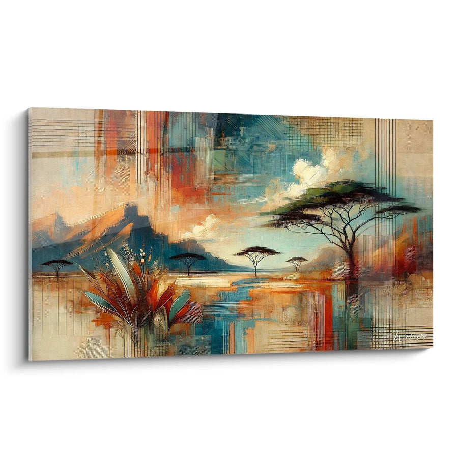 Cuadro Despertar de las Llanuras - Edición África Abstracto