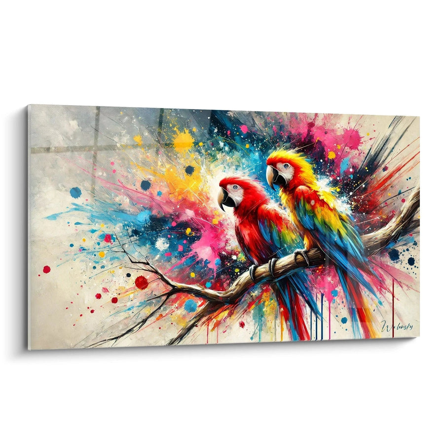 Cuadro Explosión Tropical - Edición Loro Animales