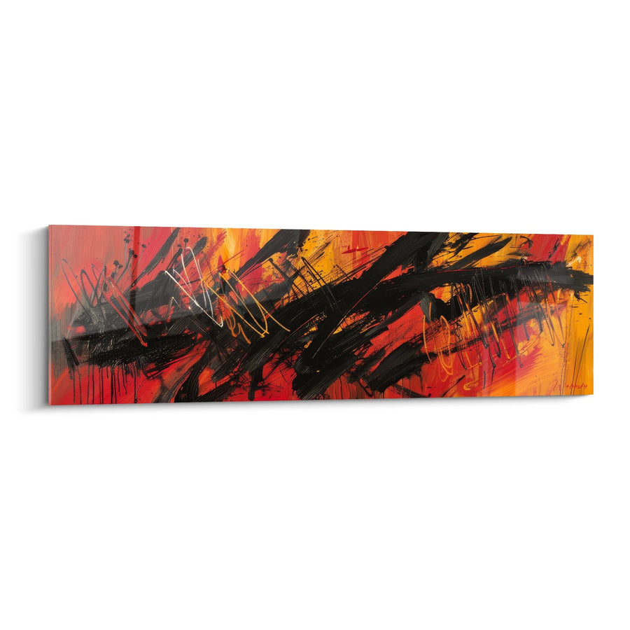 Tableau abstrait expressionniste - Explosion créative - édition Expressionniste