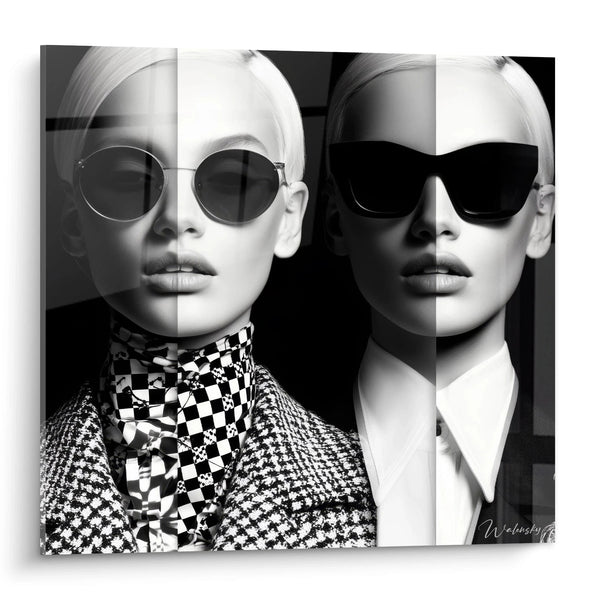 Cuadro fashion - Múltiple identidad - edición moda blanco y negro