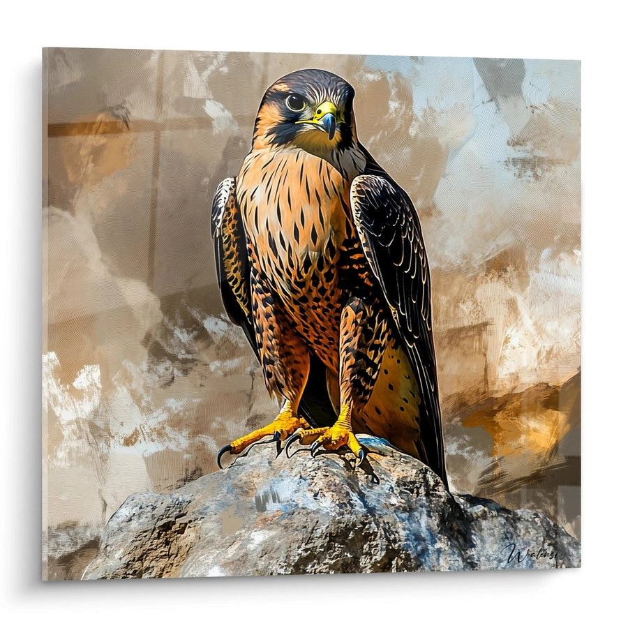 Tableau Faucon Esprit des montagnes - édition oiseau