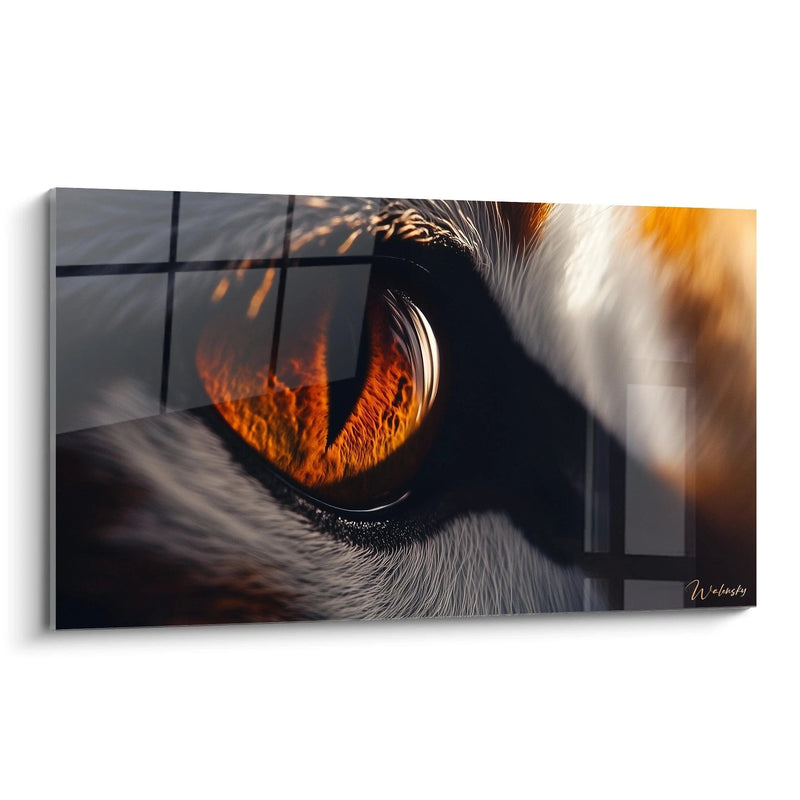 Feline Painting Inner Fire - Animal Eye Edition