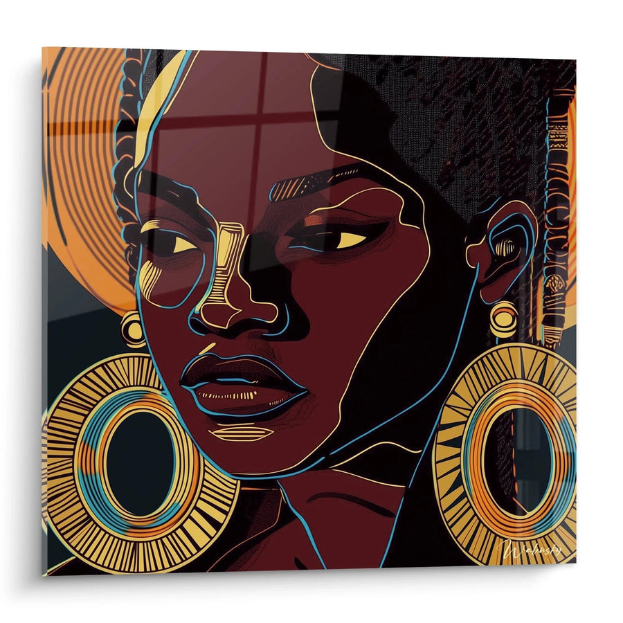 Tableau Femme Africaine Âme tribale - édition africa