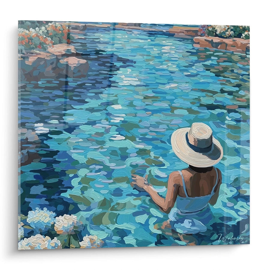 Tableau Femme Bain Charme Estival - édition été