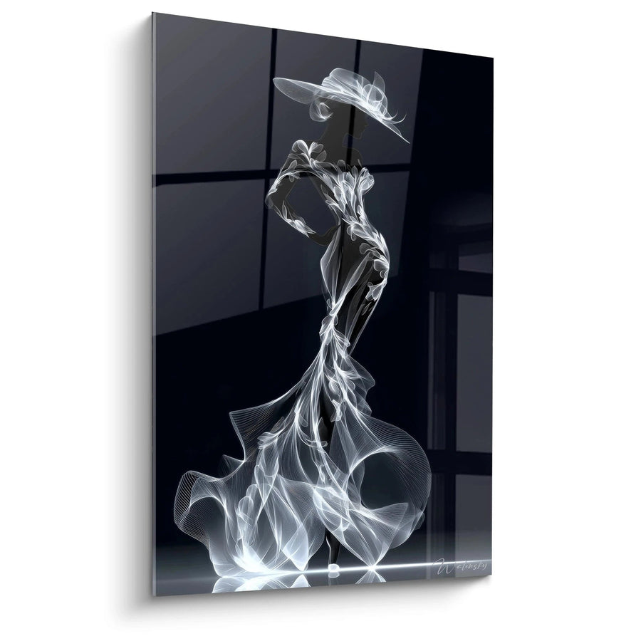 Tableau Femme Élégante - Essence Féminine - édition mode noir et blanc