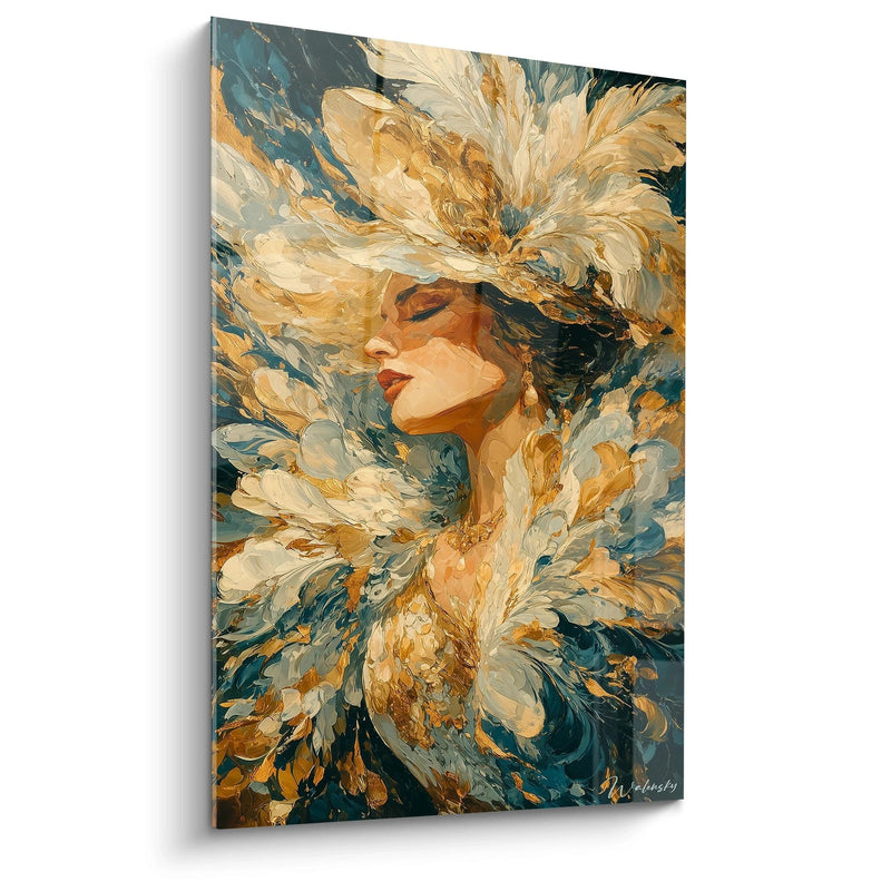 Elegant Woman Prestige Feminine Wall Art - Baroque Edition