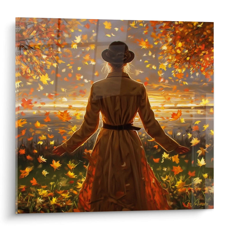 Tableau Femme Harmonie Naturelle - édition automne