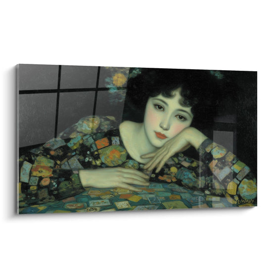 Woman with Poetic Languor Painting - Symbolist Edition