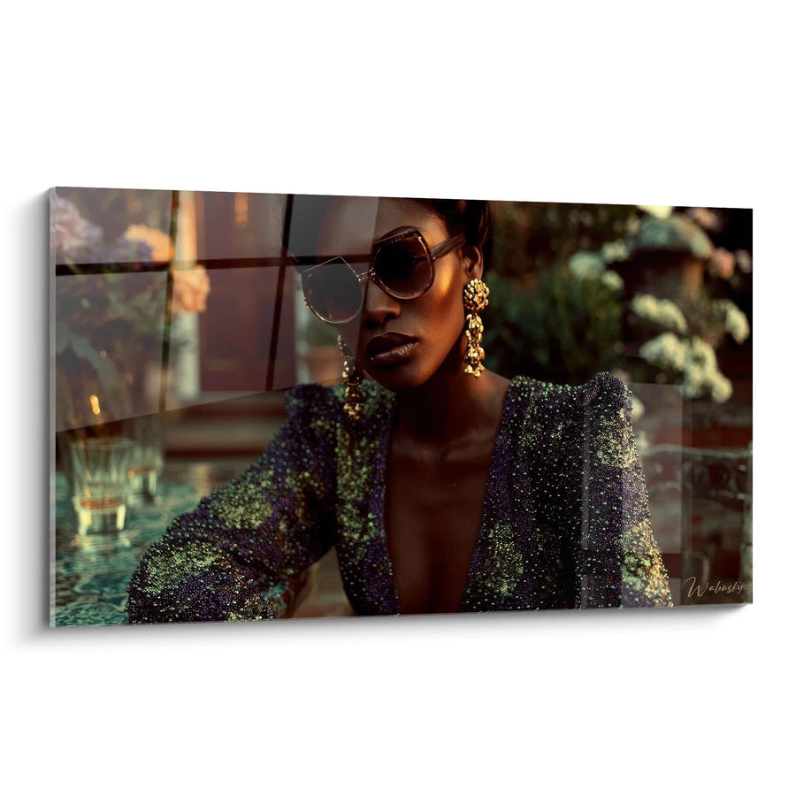 Tableau Femme Luxe - Éclat des Années Dorées - édition mode vintage