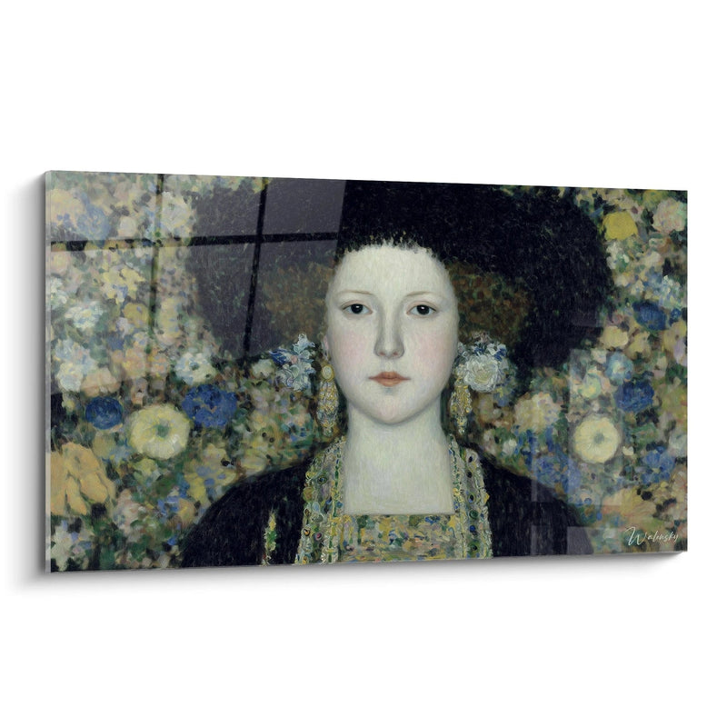 Woman Precious Jewelry Painting - Symbolist Edition