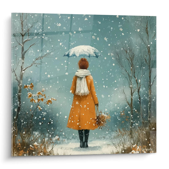 Tableau femme pas tranquilles - édition hiver
